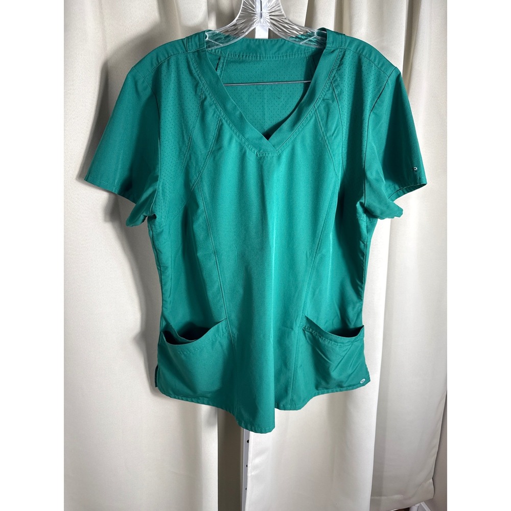 Greys Anatomy by Barco Womens Scrub Mixed Set Green Top Pants LP 5105 - Picture 6 of 10
